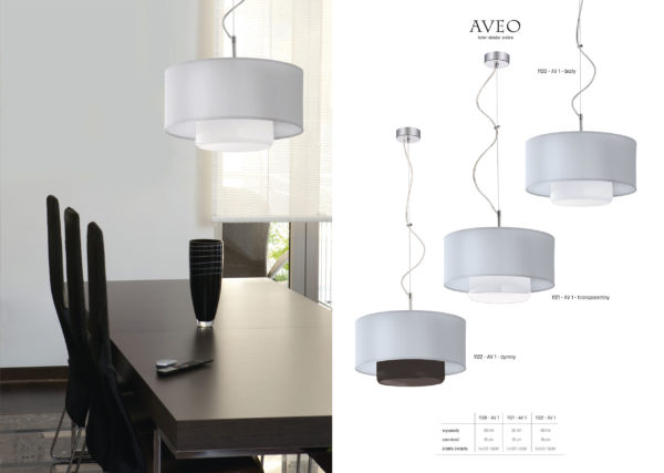 Aveo Aveo AV-1122 csillár, ezüst 2