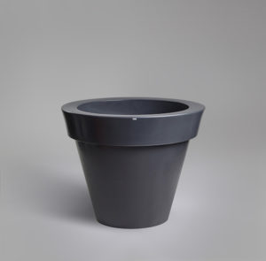 Grande Grande óriáscserép, padlóváza, 75 cm, antracit