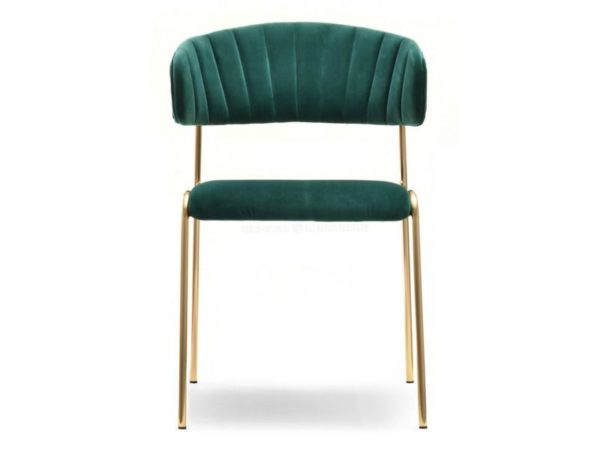 Nilda NILDA szék, zöld plüss-arany 13