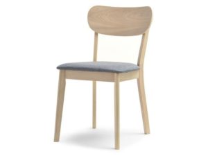 Hajlított székek AMADO szék, fehérített tölgy-szürke