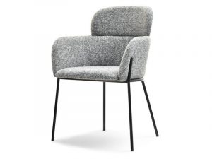 Zonder categorie BIAGIO design szék, szürke melange