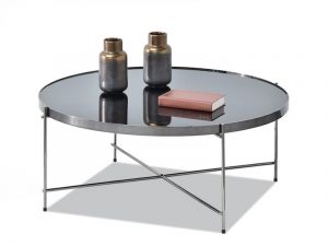 Dohányzóasztalok IBIA XL dohányzóasztal, nikkel