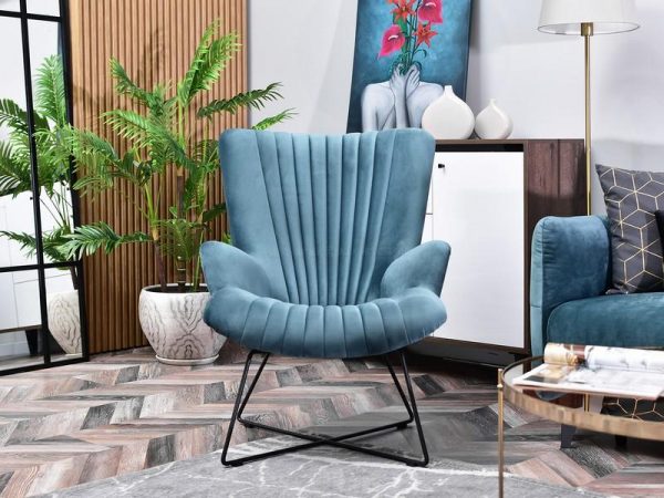 Nell NELL fotel, marine blue 3